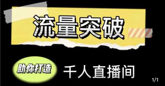 （4163期）直播运营实战视频课，助你打造千人直播间（14节视频课）