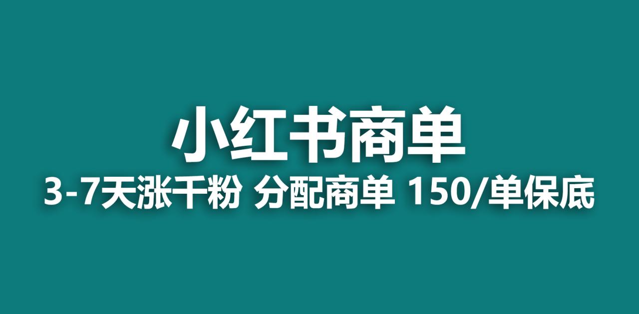 （6615期）2023最强蓝海项目，小红书商单项目，没有之一！