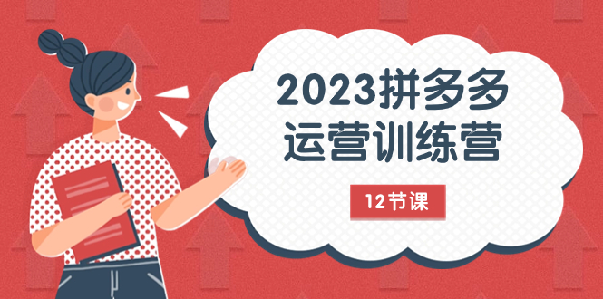 （7805期）2023拼多多运营训练营：流量底层逻辑，免费+付费流量玩法（12节课）_80楼网创