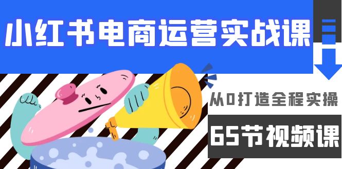 （9724期）小红书电商运营实战课，​从0打造全程实操（65节视频课）_80楼网创