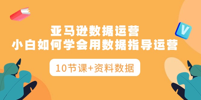 （10158期）亚马逊数据运营，小白如何学会用数据指导运营（10节课+资料数据）_80楼网创