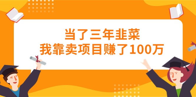 （10725期）当了三年韭菜我靠卖项目赚了100万_80楼网创