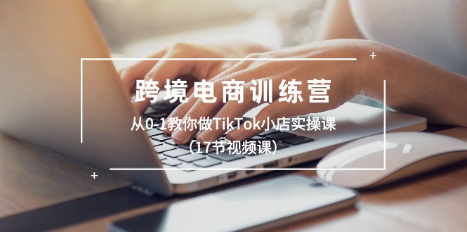 跨境电商训练营：从0-1教你做TikTok小店实操课（17节视频课）