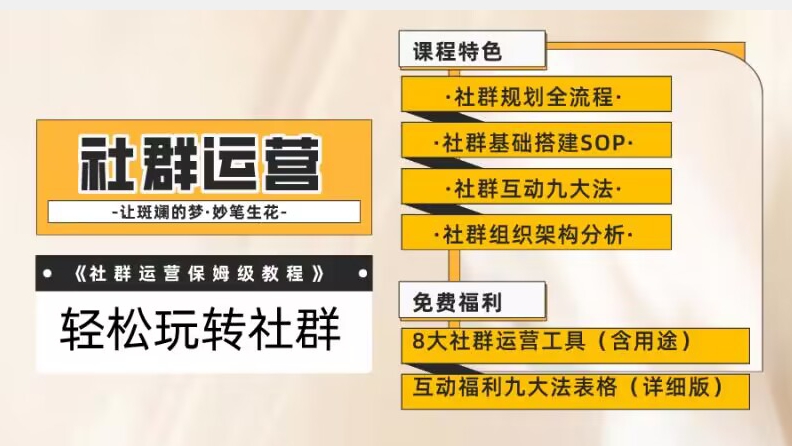 【社群运营】保姆式教程：九大互动法，八款社群运营工具助你轻松玩转社群