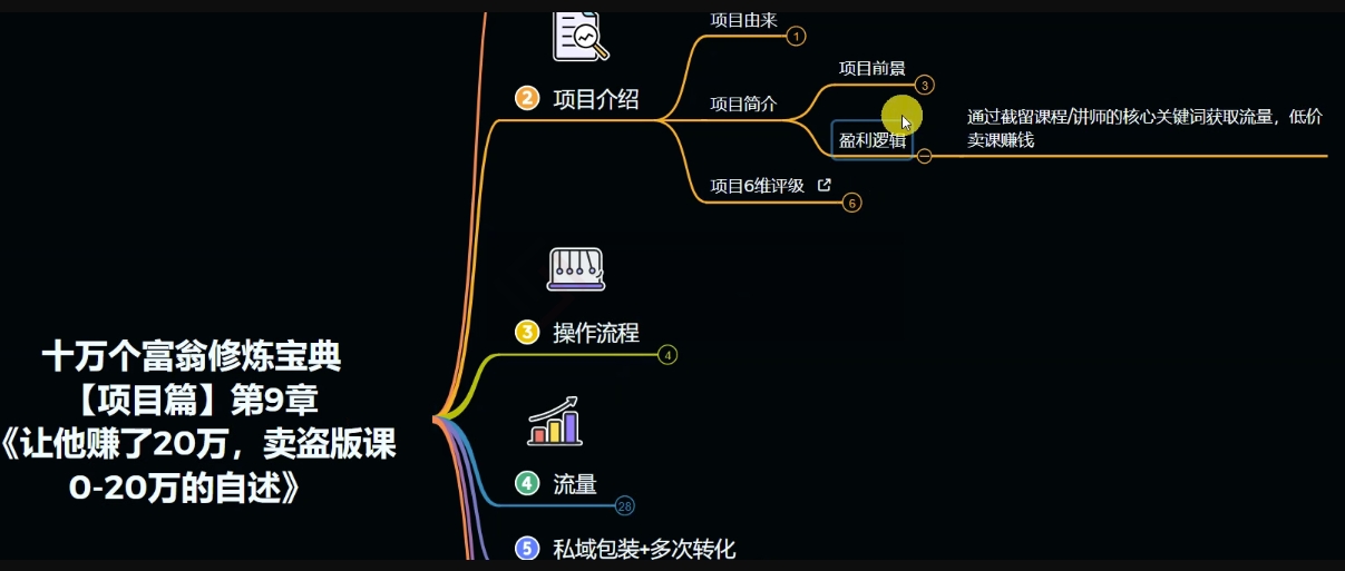 十万个富翁修炼宝典之9.让他赚了20万，卖盗版课0-20万的自述_80楼网创