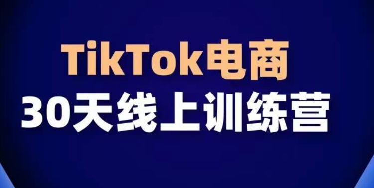 TikTok电商带货30天线上课，不可错过的全球流量洼地！_80楼网创