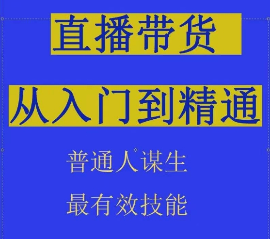 2024抖音直播带货直播间拆解抖运营从入门到精通，普通人谋生最有效技能_80楼网创