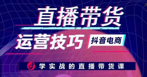 直播带货运营技巧，学实战的直播带货课_80楼网创