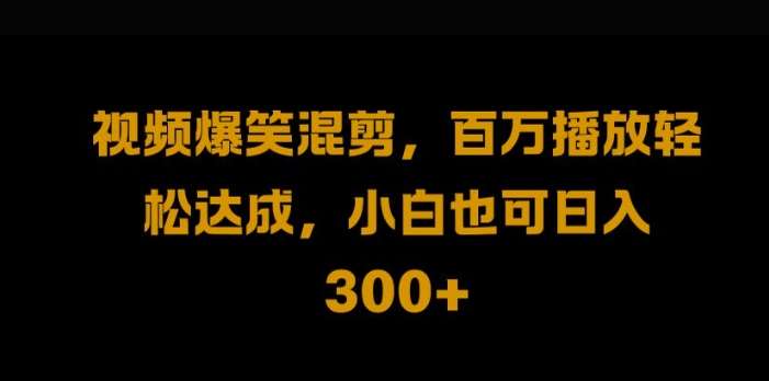 视频号零门槛，爆火视频搬运后二次剪辑，轻松达成日入1k